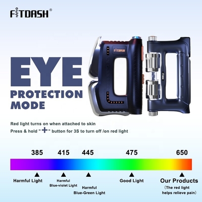 痛みを感じないFitdash 5 in 1 曲げた刃筋スクレーパー 熱したRFと快適なデザイン