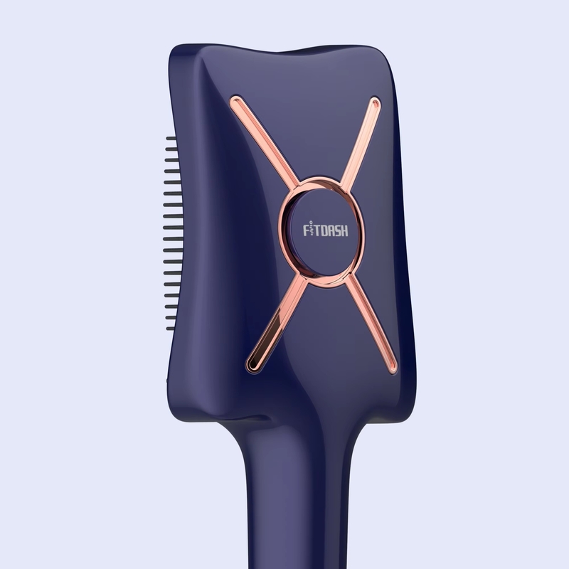 Fitdash 電動振動 650nm 赤光 850nm NIR 治療 EMS 頭皮マッサージ ヘアブラシ オイル アプリケーション