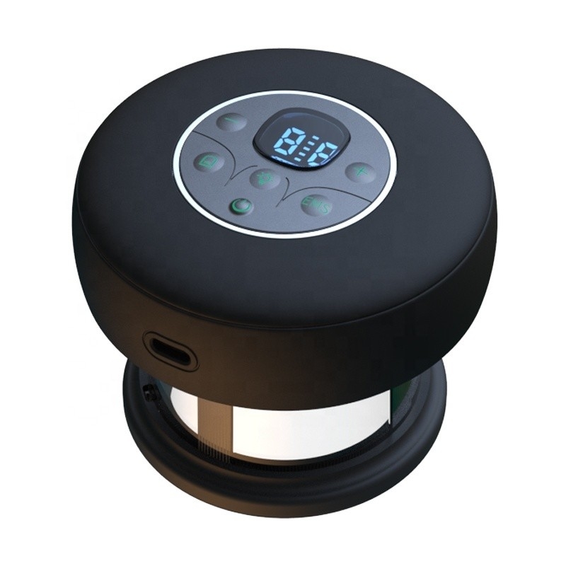 Fitdash ポータブル スマート 真空 カップ 療法 マッサージ 装置 EMS 赤光振動吸入